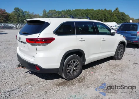 2018 Toyota Highlander Le z USA, uszkodzony, nr VIN 5TDBZRFHXJS870840
